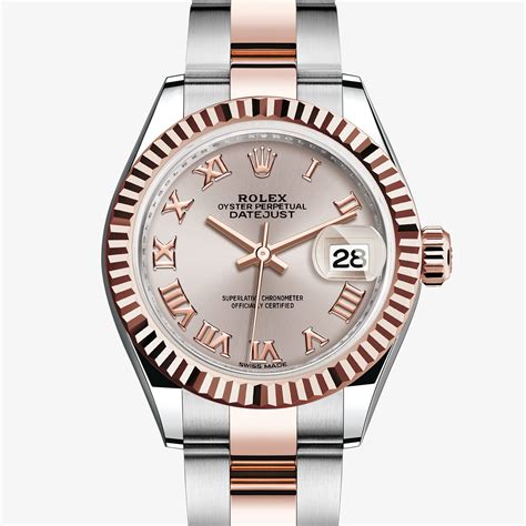 rolex lady datejust 28 acciaio